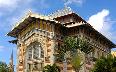 French inspired architecture in Fort de France, Martinique